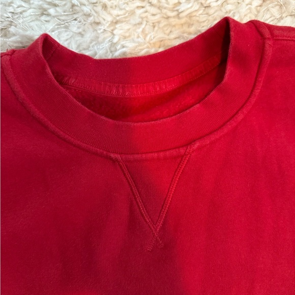 Women’s LuluLemon Crewneck Sweatshirt - Cherry Red - Picture 3 of 5
